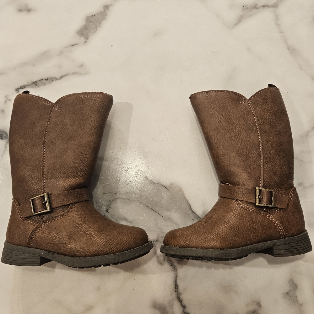 OshKosh B'gosh Brown Faux Leather Boots